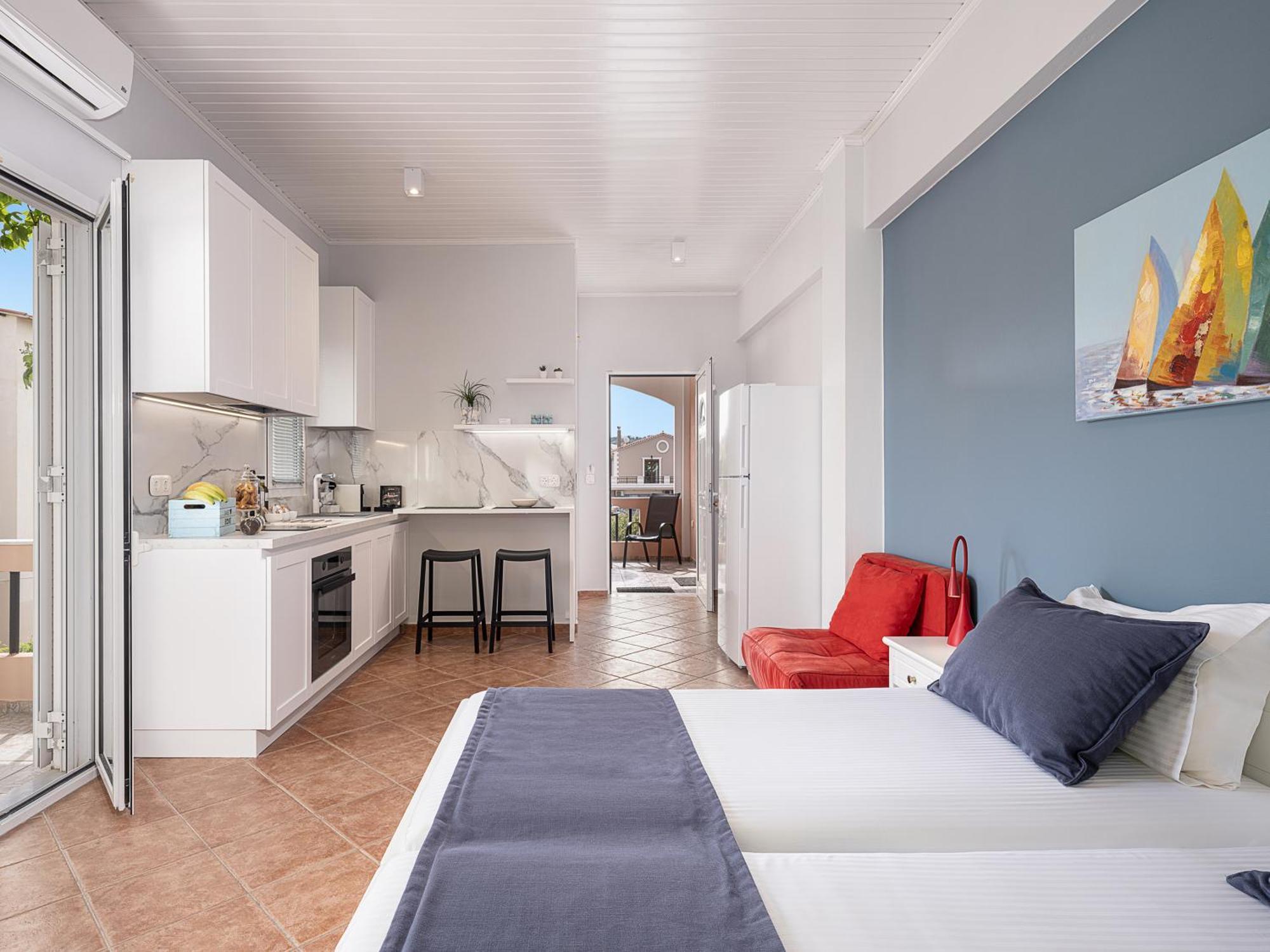 Elena Seafront Luxury Apartments Almirida Esterno foto