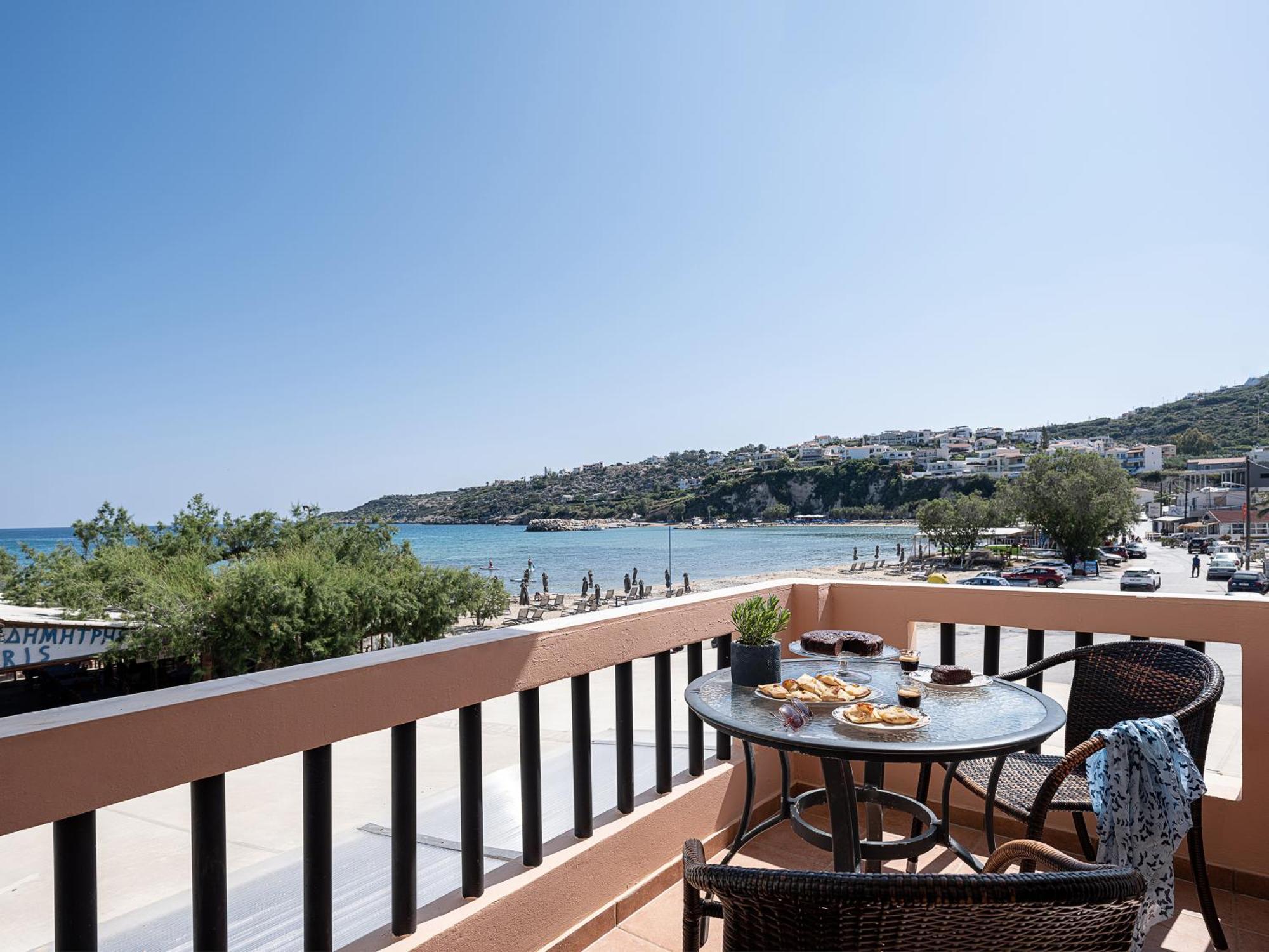 Elena Seafront Luxury Apartments Almirida Esterno foto